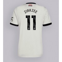 Pánský Fotbalový dres Manchester United Joshua Zirkzee #11 2024-25 Třetí Krátký Rukáv